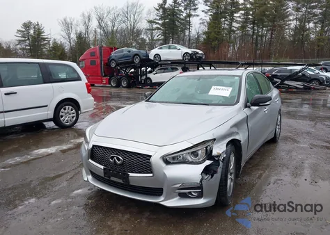 2015 Infiniti Q50 z USA, uszkodzony, nr VIN JN1BV7AR1FM423643